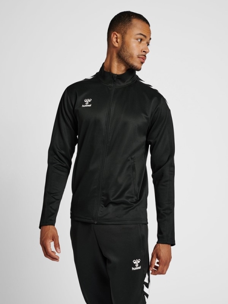 Hummel Core XK Poly Zip Trainingsjacke - Schwarz